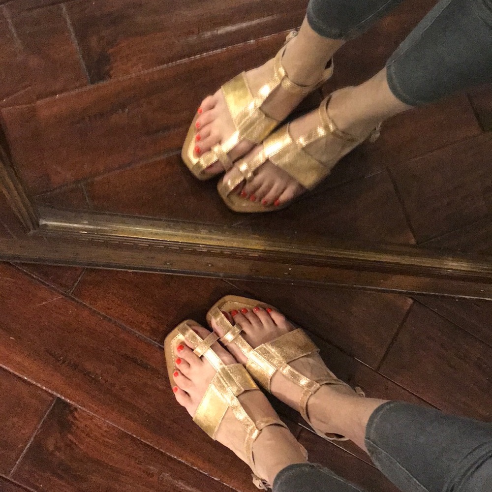 One of a kind handmade Jailson Marcos sandals.